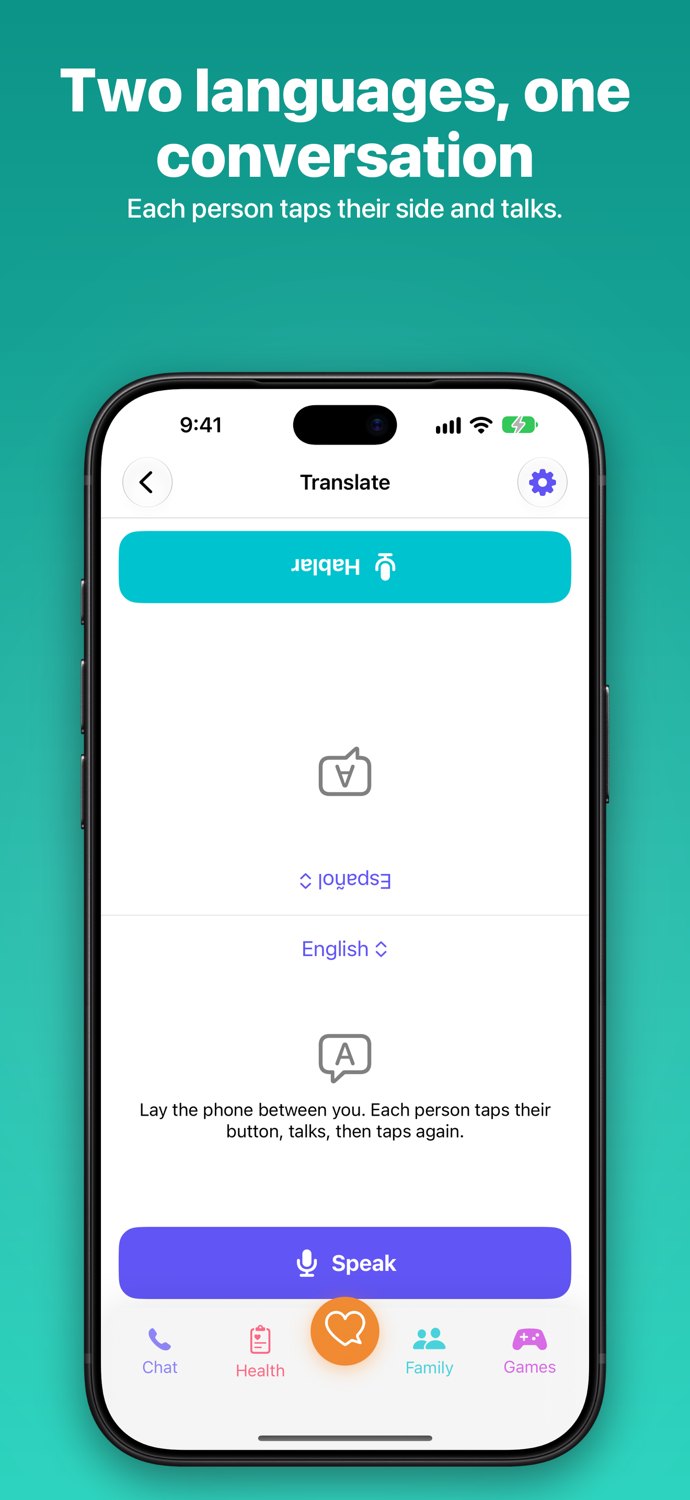 Translate face to face